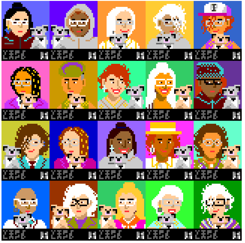 vipslandcom's tweet photo. Haiku of the #pfpNFT day:

Pixel art born of code,
Changing the world bit by bit, 
Binary rhythm, perfectly fit. https://t.co/xYIYrAEgab