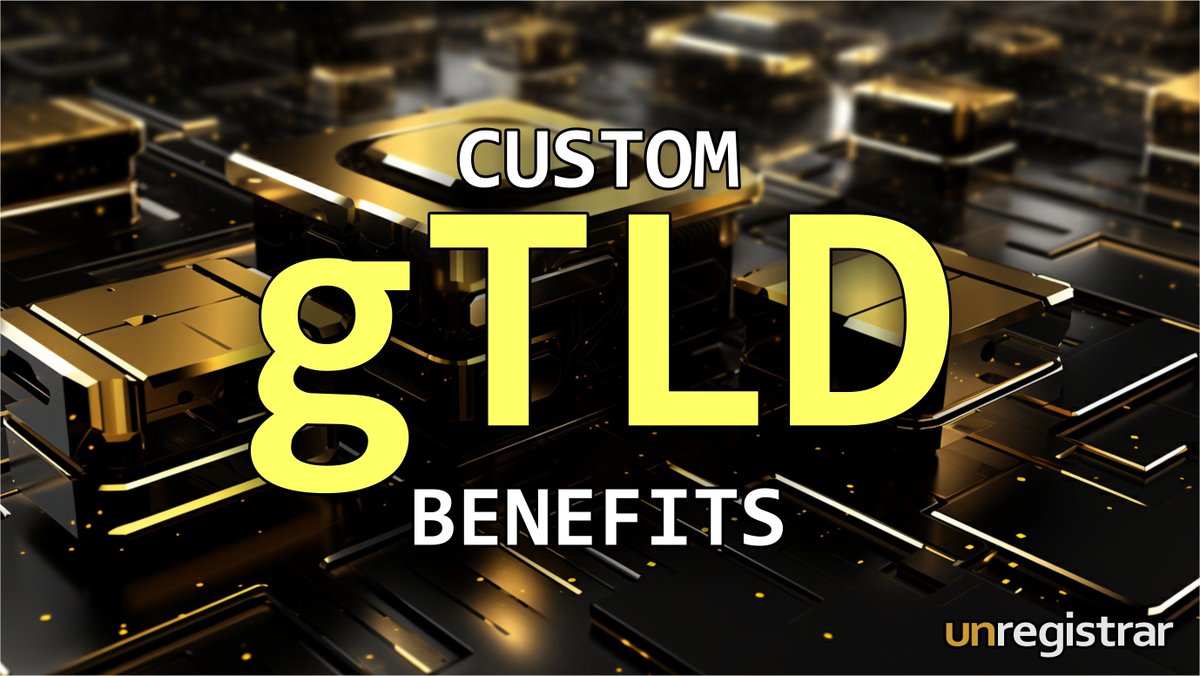 Custom gTLD extensions like .amazon, .google, .barclays, & .bnpparibas, help businesses by enhancing security, combatting phishing & ensuring users interact with the right brand domain or application. Find out more about gTLDs in this thread. #domains #gtld #newgtld #yourbrand