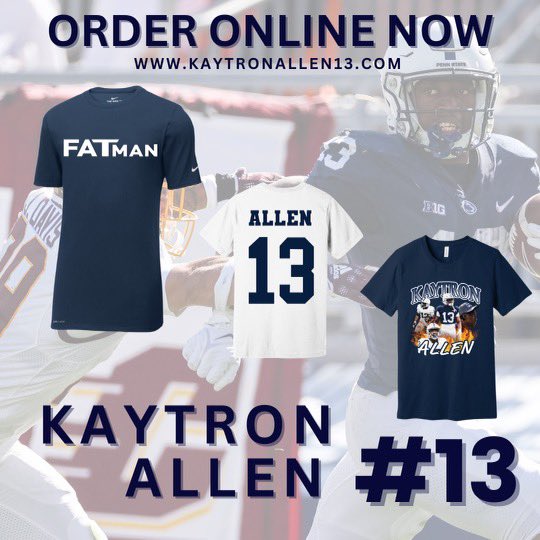 Staying locked in this summer! Make sure to get your gear and show your support for this upcoming season.  Shop Now! kaytronallen13.com (kaytronallen13.com)   #kaytronallen #fatman #branding #custom #apparel #merch #opportunities