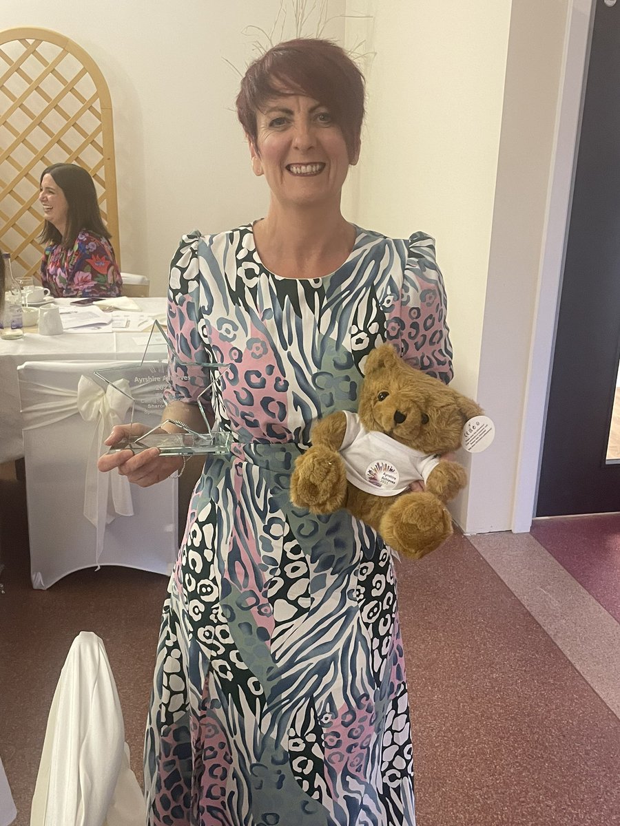 Joanne Edwards (@edwardsjojo16) on Twitter photo Congratulations to Sharon Deans, SCN ED at UHA. Wellbeing and caring for her colleagues so well means she won! Well deserved #AAawards23 <a href="/NHSaaa/">NHS Ayrshire & Arran</a> Congratulations to Sharon Deans, SCN ED at UHA. Wellbeing and caring for her colleagues so well means she won! Well deserved #AAawards23 <a href="/NHSaaa/">NHS Ayrshire & Arran</a>