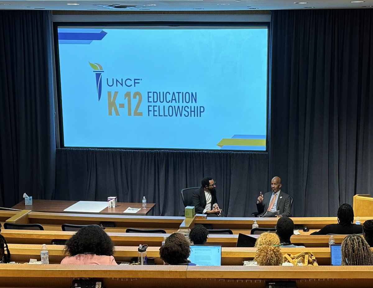 Grateful for @uncf partners like @WaltonFamilyFdn that have funded our K-12 Education Fellowship Program for 14 years to build a more diverse teaching workforce. Thank you for joining us today at #UNCFSLC to meet our 2023 Fellows. #UNCFStudentLeaders #UNCFK12 #HBCUs