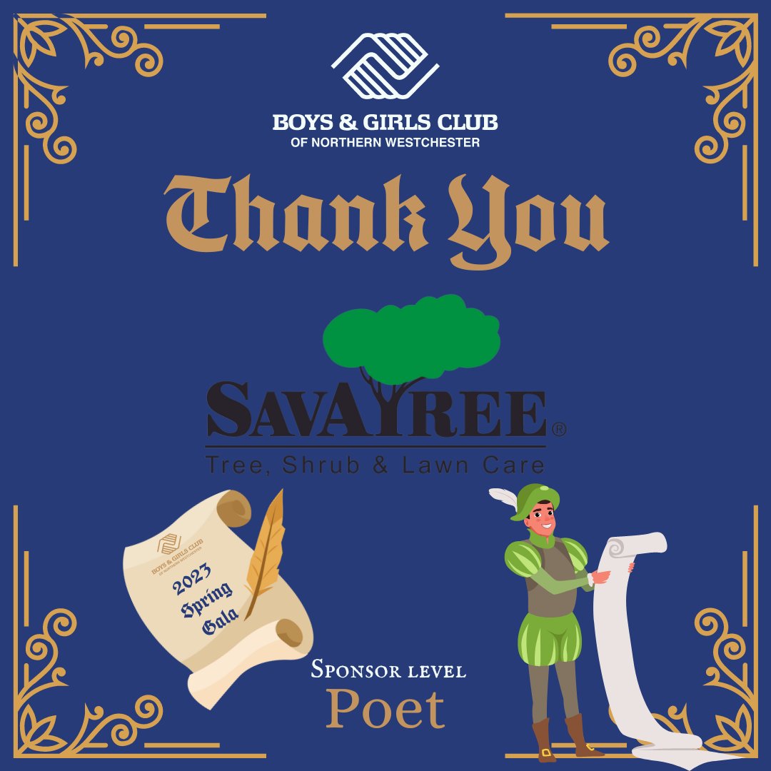 Thank you to SavaTree, Bronze level sponsors of our Spring Gala! #bgcnw #greatfutures #jointheclub #makeadifference #bgcnwgala23