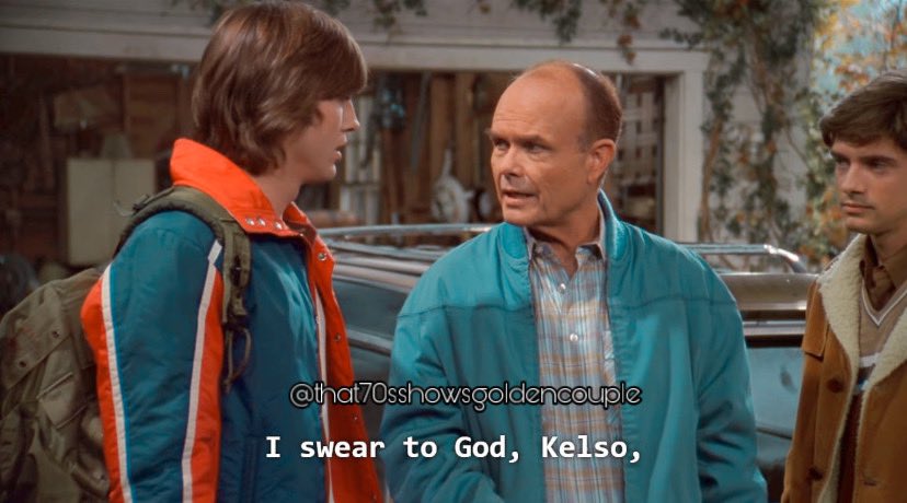 t7sgoldencouple's tweet photo. Oh Kelso 🤣
#That70sShow #redfoman #ericforman #michaelkelso #70s #sitcom #redandkittyforman #kurtwoodsmith #tophergrace #ashtonkutcher #tvedit https://t.co/pXFBNjCImy