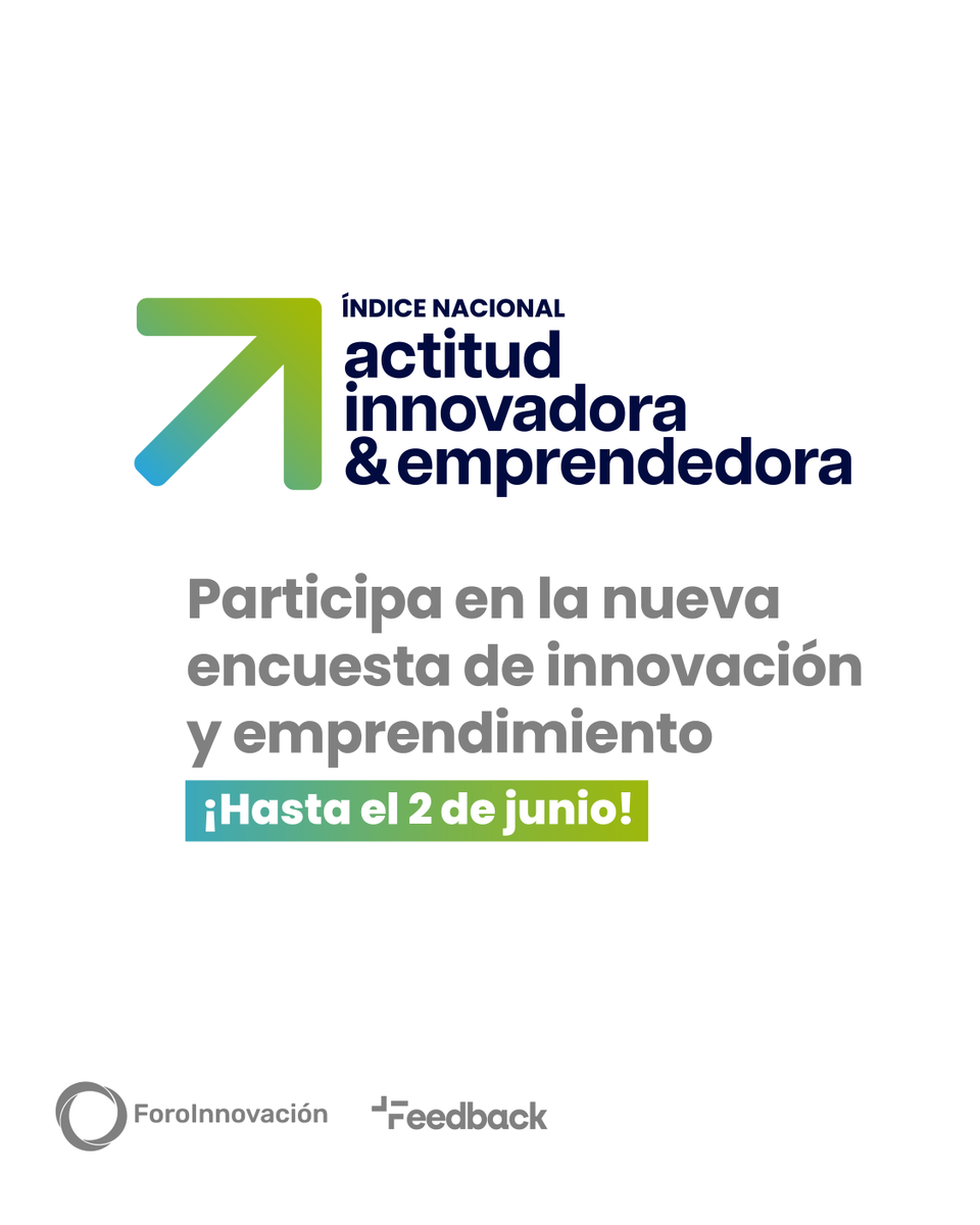 ¡Últimos días para participar de la encuesta de Actitud emprendedora!

¿Somos innovadores y emprendedores l@s chilen@s?

Responde la encuesta pinchando el enlace de aquí. Plazo hasta el 02 de junio de 2023. 

Obtén más información de la iniciativa en  foroinnovacion.cl/indice/
