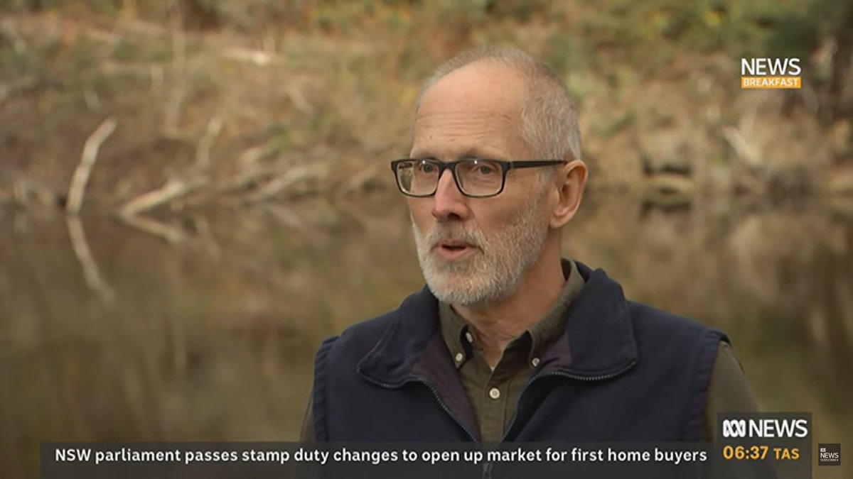 Water activist Cameron Steele has excellent layering. 
I like the beard but am not completely sold on the specs. What say you, fashionistas? 
#GenderBalancingClothingCommentary 
#NewsBreakfast