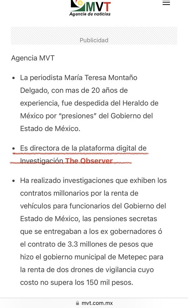 JJDiazMachuca's tweet photo. ¿Quien creen que es aplaudidora de @delfinagomeza ? 

María Teresa Montaño, directora de The Observer y colaboradora de la Revista Proceso. 
Todos los artículos que ha escrito en la Revista Proceso son pro Delfina
En la investigación no se reveló cuáles son los contratos en donde aparece la candidata a la gubernatura ni el actual mandatario

Ni una sola evidencia que víncule a Alejandra del Moral en la supuesta estafa maestra, no hay número de contratos, contratistas, ni nombres

Si hay pruebas de los 890 MILLONES que desapareció Delfina de la SEP.
Si hay pruebas y sentencia del robo de los Diezmos 

#VotaAleDelMoral @AlejandraDMV 

Mi gratitud 👇🏻
🙏🏻 Follow 👉🏻 @Ursulaliber