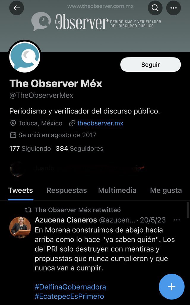 JJDiazMachuca's tweet photo. ¿Quien creen que es aplaudidora de @delfinagomeza ? 

María Teresa Montaño, directora de The Observer y colaboradora de la Revista Proceso. 
Todos los artículos que ha escrito en la Revista Proceso son pro Delfina
En la investigación no se reveló cuáles son los contratos en donde aparece la candidata a la gubernatura ni el actual mandatario

Ni una sola evidencia que víncule a Alejandra del Moral en la supuesta estafa maestra, no hay número de contratos, contratistas, ni nombres

Si hay pruebas de los 890 MILLONES que desapareció Delfina de la SEP.
Si hay pruebas y sentencia del robo de los Diezmos 

#VotaAleDelMoral @AlejandraDMV 

Mi gratitud 👇🏻
🙏🏻 Follow 👉🏻 @Ursulaliber