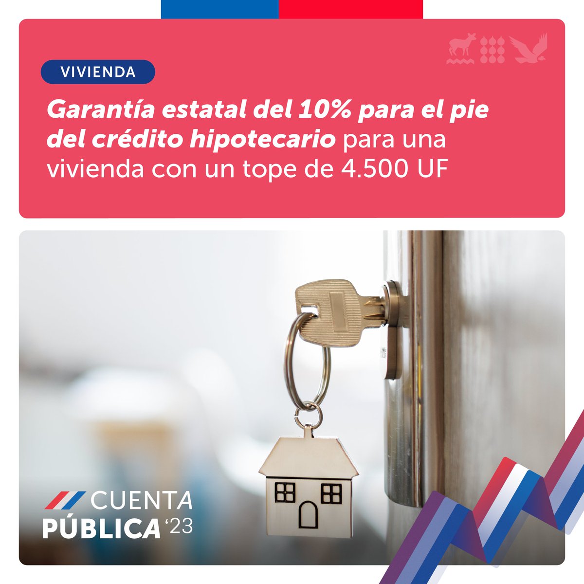 #CuentaPública2023 | Dentro de las más de 400 medidas impulsadas por el Gobierno de Chile, te contamos 3 avances del Minvu que nos mantienen #PresentesPorChile 🇨🇱
✅ Plan de Emergencia Habitacional

✅ Fogaes
✅ Plan Ciudades Justas