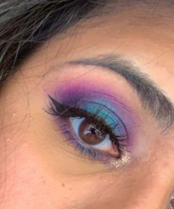 a selection of eye looks