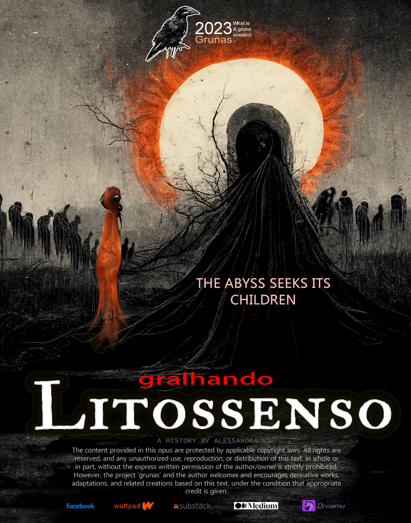 graIhando's tweet image. The abyss seeks its children
#gralhando
#grunas
#oneshot
#litossenso
