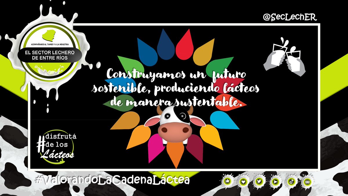 El #SectorLácteo toma muy en serio la sustentabilidad y está comprometido con la producción de alimentos nutritivos de forma responsable y respetuosa con el medio ambiente, para construir un mundo mejor 🐮🌎
#DíaMundialDeLaLeche #WorldMilkDay #EnjoyDairy