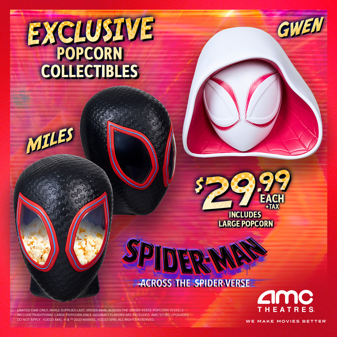 Spider-Man: Across The Spider-Verse at an AMC Theatre near you.