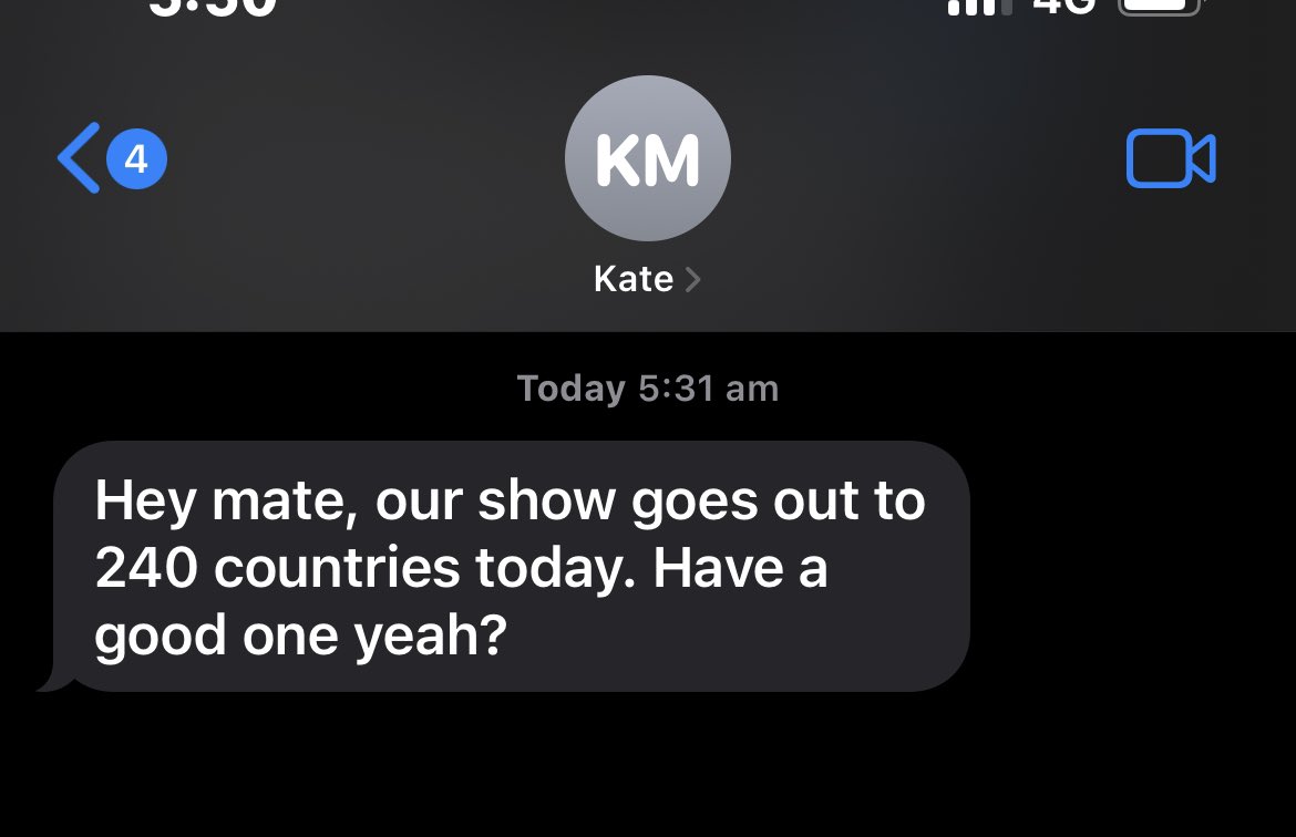 Hello to the early morning ulcer <a href="/katemclennan1/">Kate McLennan</a> just gave me