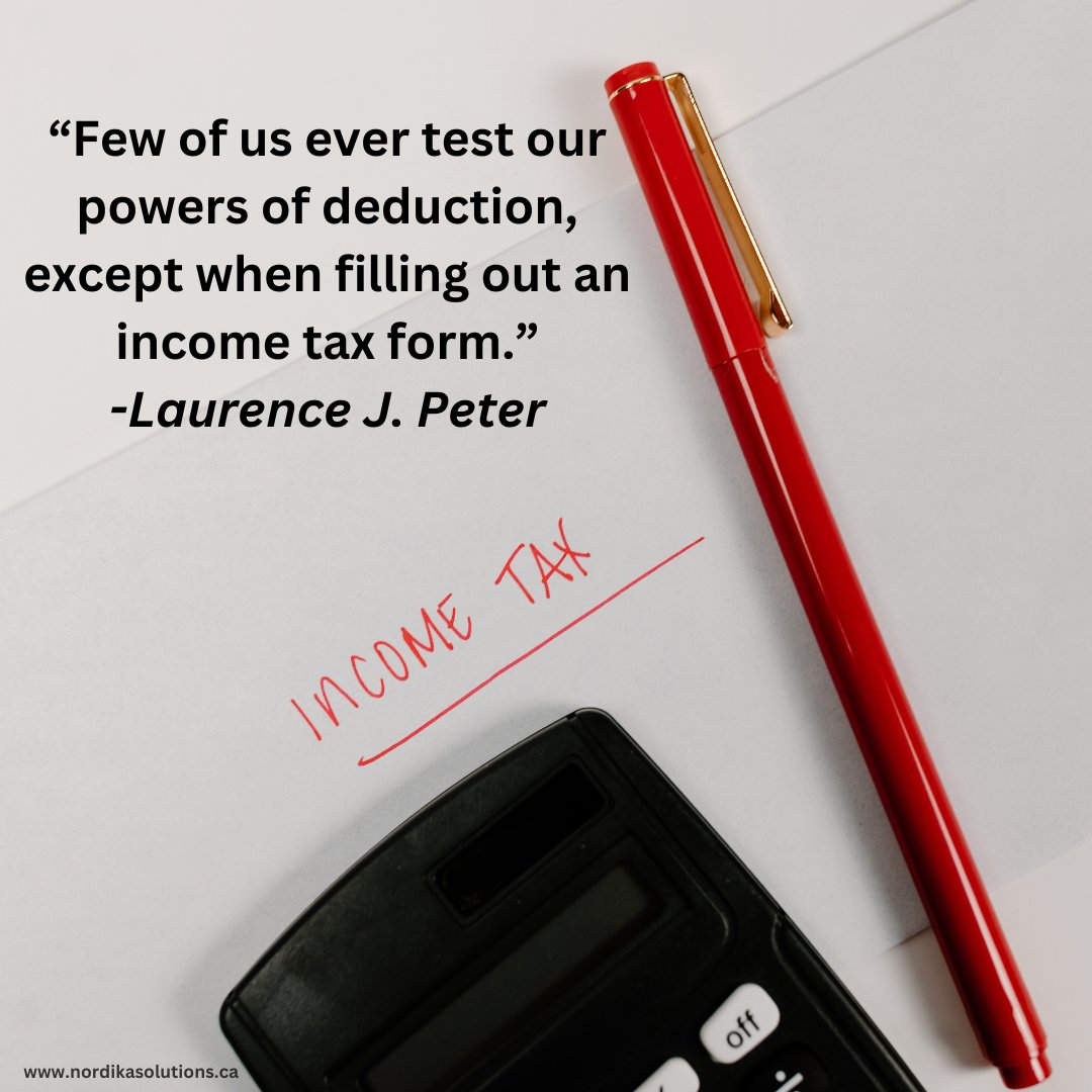 Some Thursday Thoughts about taxes. #ThursdaysThoughts #ThursdaysThought #ThursdayThoughts #ThursdayThought #ThoughtfulThursdays #ThoughtfulThursday #taxes #humourousquotes #powersofdeduction