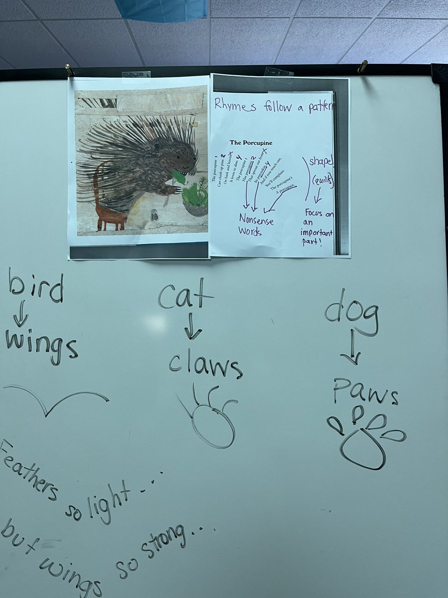 Broughton3rd4th's tweet photo. 4th graders explored animal shape poems and poetic craft this week. "Mammalabilia" by Douglas Florian was our mentor text. 👍🏻

Thank you for showing us this book, @westfordreaders ! https://t.co/PXTYLrLIt7