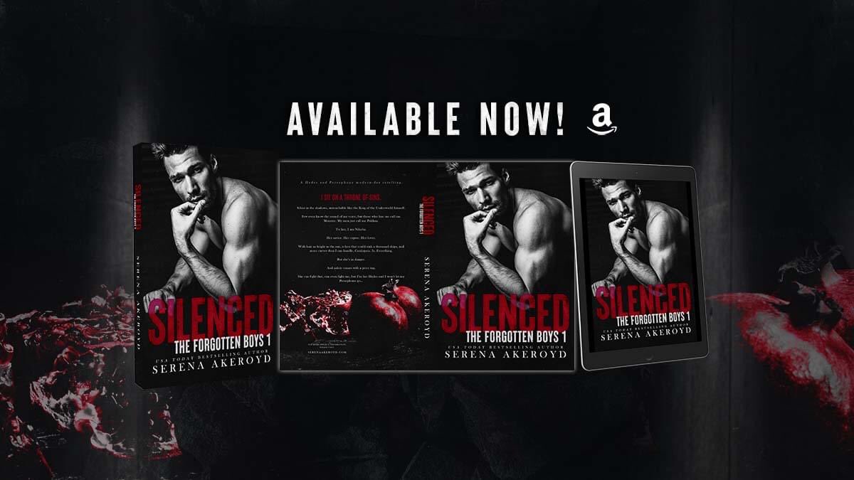 Silenced ⭐️⭐️⭐️⭐️⭐️ 
The Forgotten Boys by @SerenaAkeroyd 

NOW LIVE! 
FREE in KINDLE UNLIMITED 
 books2read.com/BratvaOneSeren…

#TheForgottenBoys #HadesandPersephoneRetelling #SerenaAkeroyd  #DarkMafiaRomance #KU #NEWRELEASE