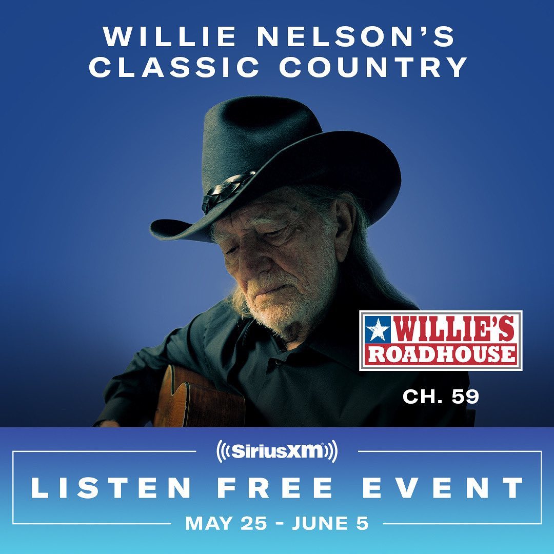 WillieNelson's tweet image. The @SIRIUSXM Listen Free Event is happening now! Listen FREE to over 100 SiriusXM channels in your car, including Willie's Roadhouse and so much more. Just press the SiriusXM button in your car to listen free. Now thru June 5. siriusxm.com/WillieLF
