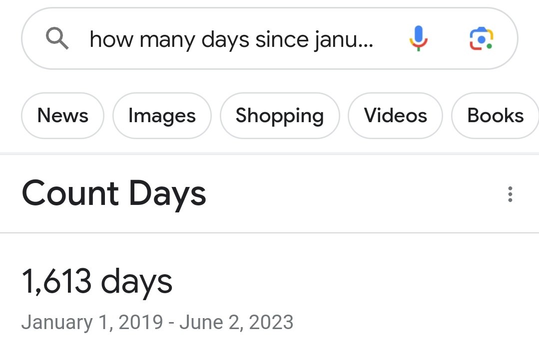 Dropping here to say, it's been 1, 613 days since the tannies saved me. 💜
