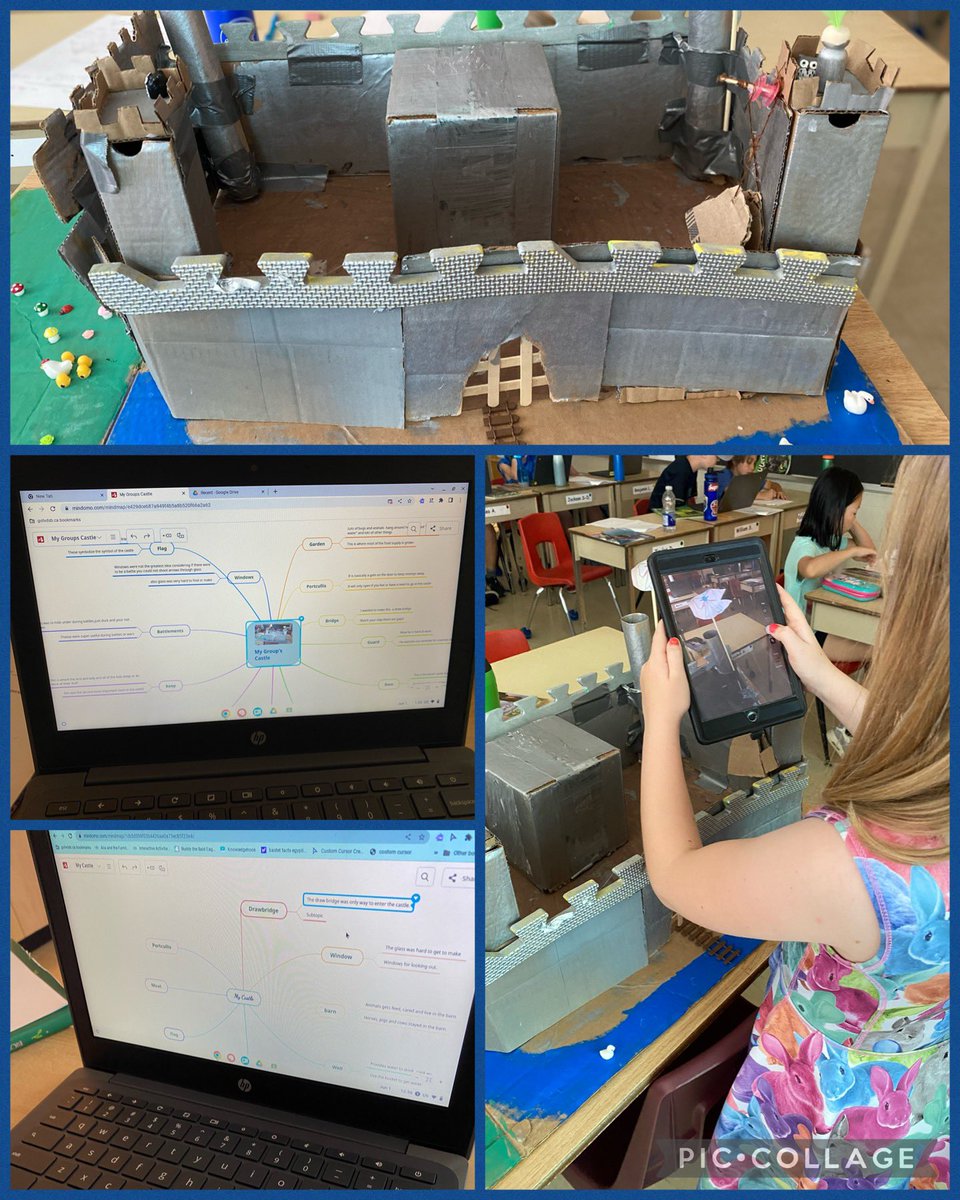 WarkLaurie's tweet image. Thanks to @FrankFerraiuolo we’re using @mindomo to share and explain the parts of our castles @JohnDearnessTV! 
@TVDSBAT #GoodForAllTech
