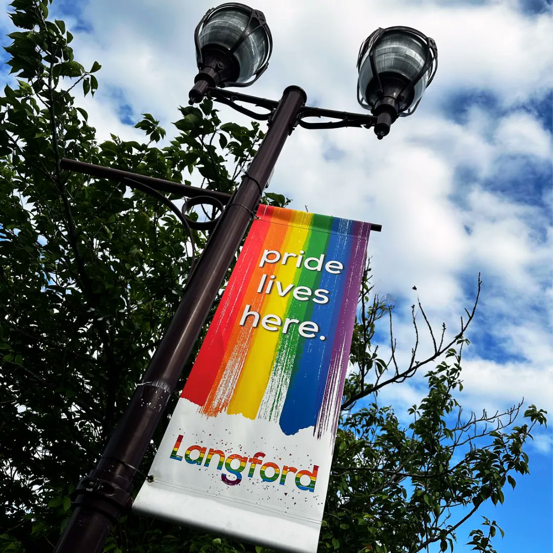 🌈 Happy Pride Month! 🏳️‍🌈 Sending a big shoutout to the amazing folks in Langford for proudly displaying those vibrant banners. Let's celebrate love, acceptance, and diversity throughout June and beyond! #PrideMonth #TakesAVillage