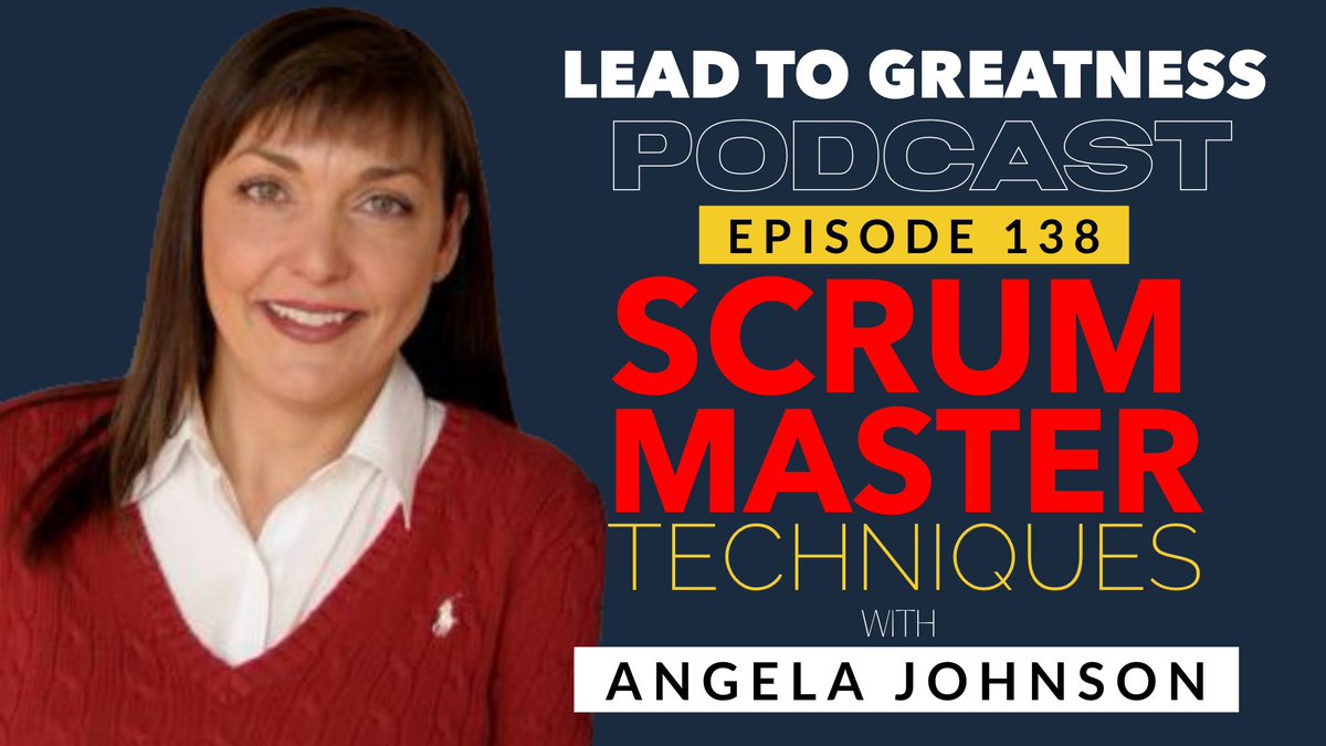 🔥Check out L2G PODCAST🔥 Ep.138- “Scrum Master Techniques” with Angela Johnson! Click link for YouTube: youtu.be/Y4NMA2xvpzM 

Visit us at: lead2greatness.com