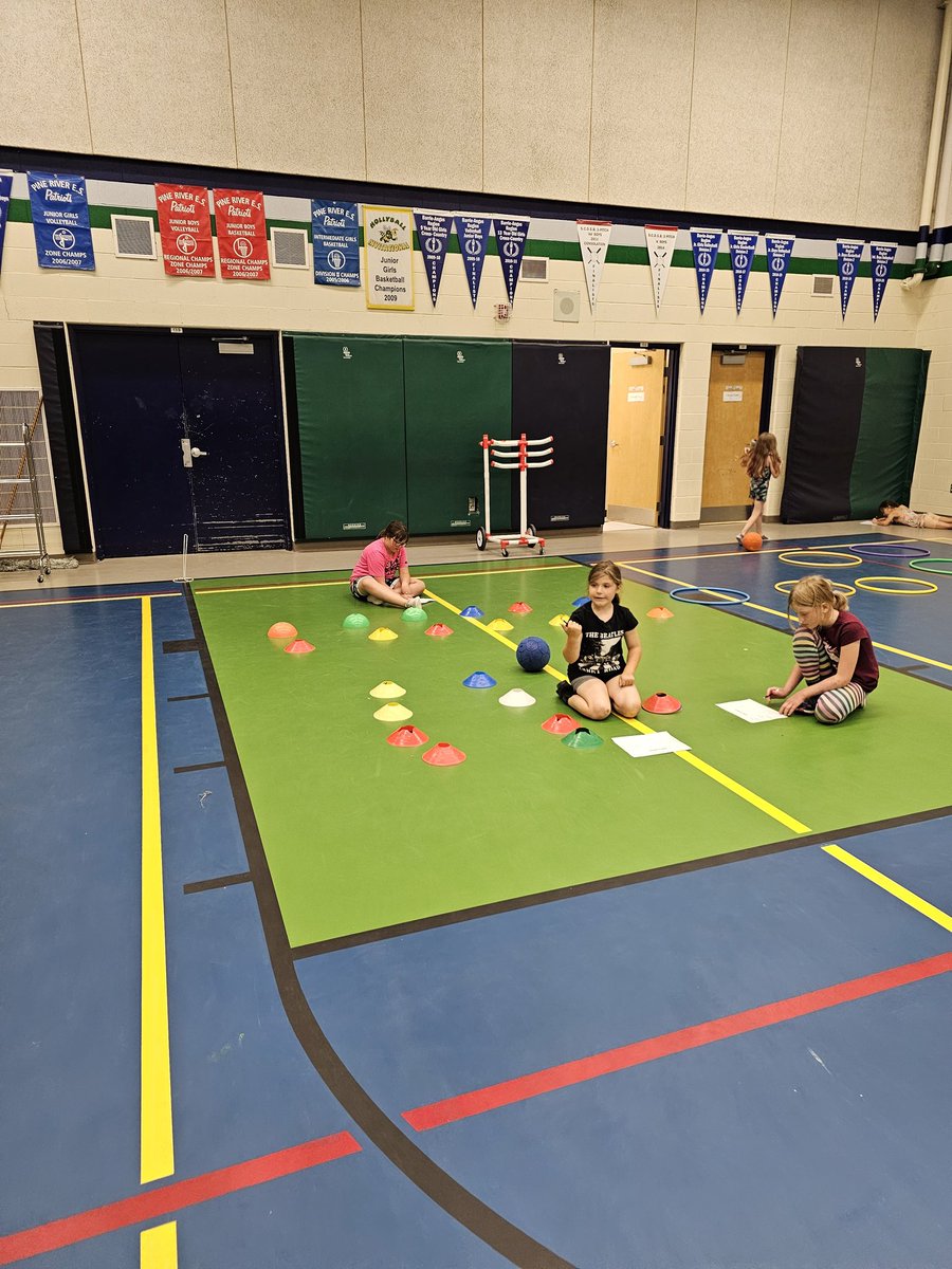 The grade 2/3's got creative in P.E class today by making their very own games! It was great to see lots of teamwork and problem solving during the creation process. We can't wait to try them out next week! <a href="/pineriveres/">pine river</a>