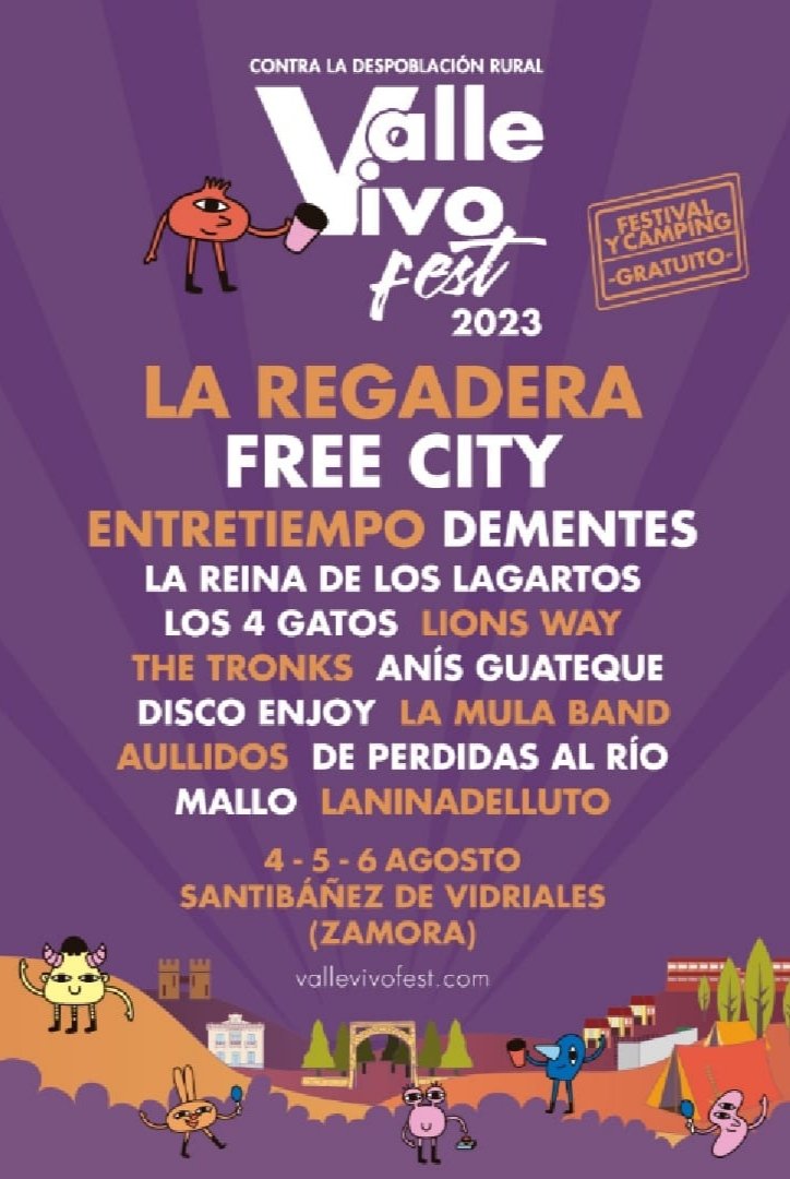 Valle Vivo Fest en agosto en Zamora