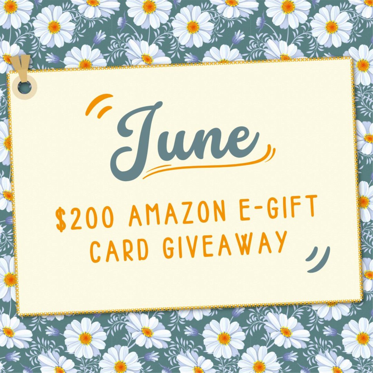 Hello June! Who's ready to #win a $200 Amazon e-gift card? Enter on the blog today! #AMAZONgiveaway mywahmplan.com/2023/05/winnin…