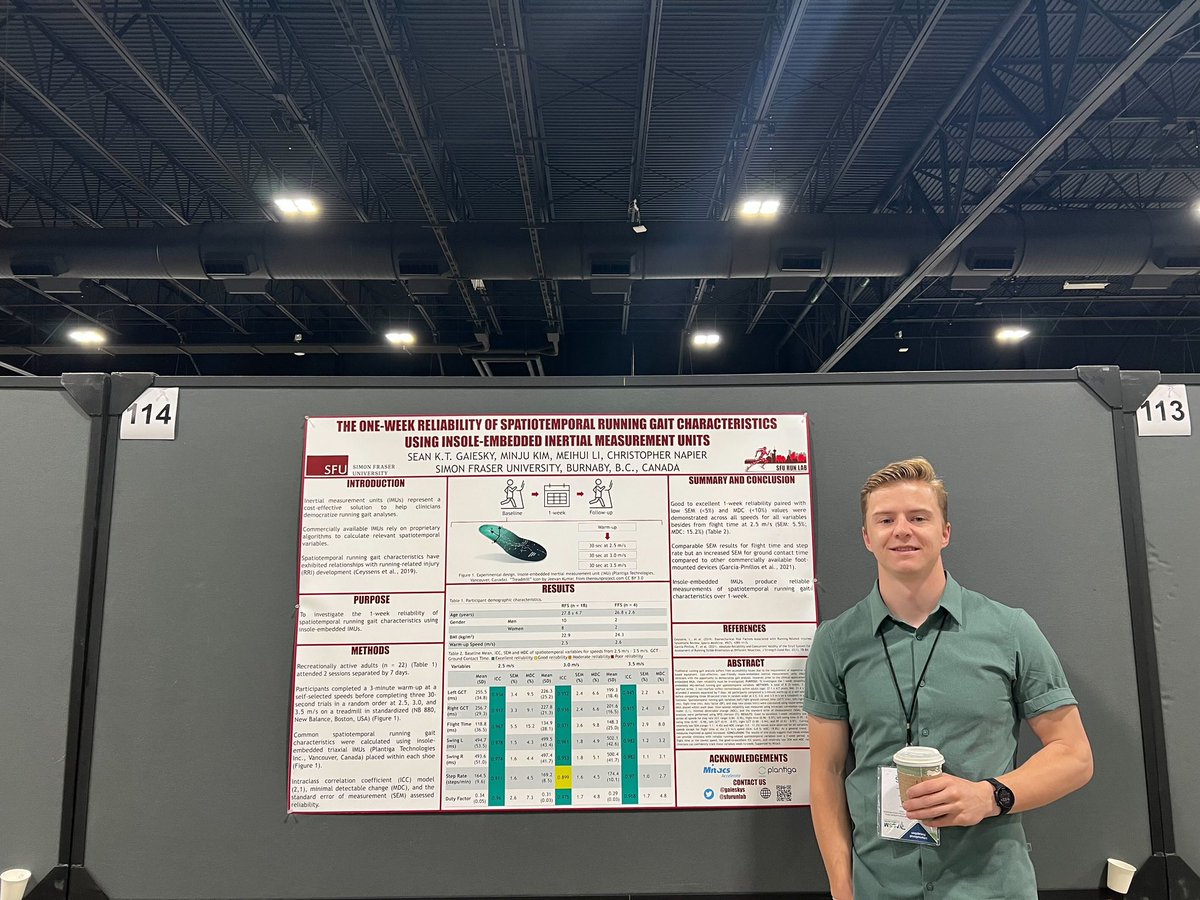 sfurunlab's tweet photo. Proud of @MeihuiLi804 @gaieskys @PtMinjukim for their poster presentations at #ACSM23 yesterday! Keep an eye on these three as they get started on their PhD journeys! https://t.co/Z8MEnxxOAZ