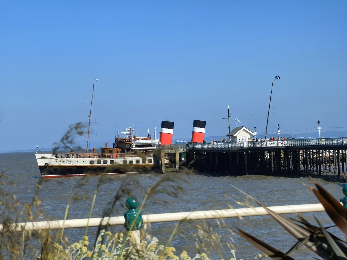 Waverley paddle steamer, at Penarth Pier, Vale of Glamorgan.

Afternoon of 1st June 2023