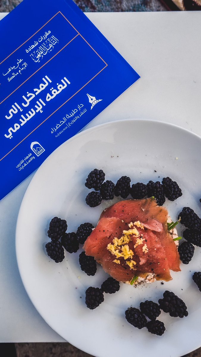imam_marc's tweet photo. Today’s lunch: brown rice cake topped with cream cheese, chives, smoked salmon, olive oil and freshly grated ginger and a side blackberries. #ShaykhChef #FiftyAndFit #50AndFit https://t.co/gwdJT6Ph21