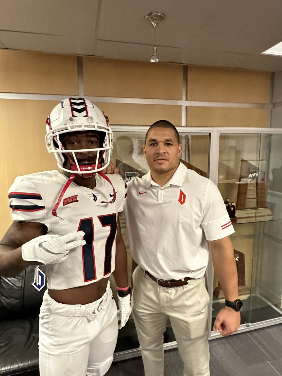 Had a great time today at <a href="/DuqFB/">Duquesne Football</a> . Appreciate <a href="/CoachMcCoy28/">Larry McCoy</a> for showing me a great time!!
#duquesnefootball 
#godukes