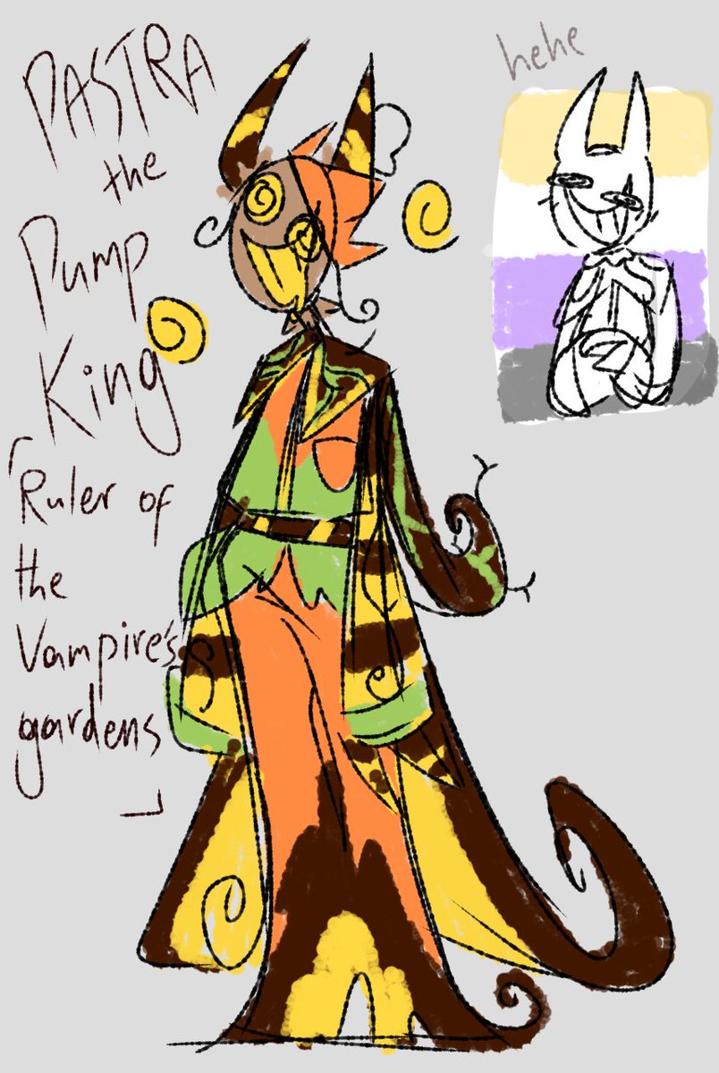 RaymondTheFrogg's tweet photo. @pastraspec as a pumpkin king for @ZouraStudios's fantasy au! (Congrats to Pastra for coming out recently as well!) https://t.co/ZKwPtNCkc2
