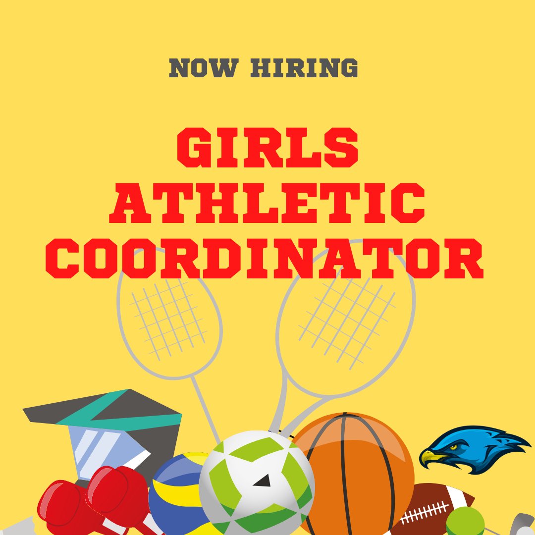 📣 <a href="/KirbyAthletics/">Kirby Middle School Athletics</a> is seeking a Girls Athletic Coordinator! Join the #bestkeptsecret in #JudsonISD! Apply today! 🔗 judsonisd.tedk12.com/hire/ViewJob.a…
<a href="/JISD_ATHLETICS/">Judson ISD Athletics</a> <a href="/judsonisd_hr/">Judson ISD HR</a> #SoarHigh #SATX