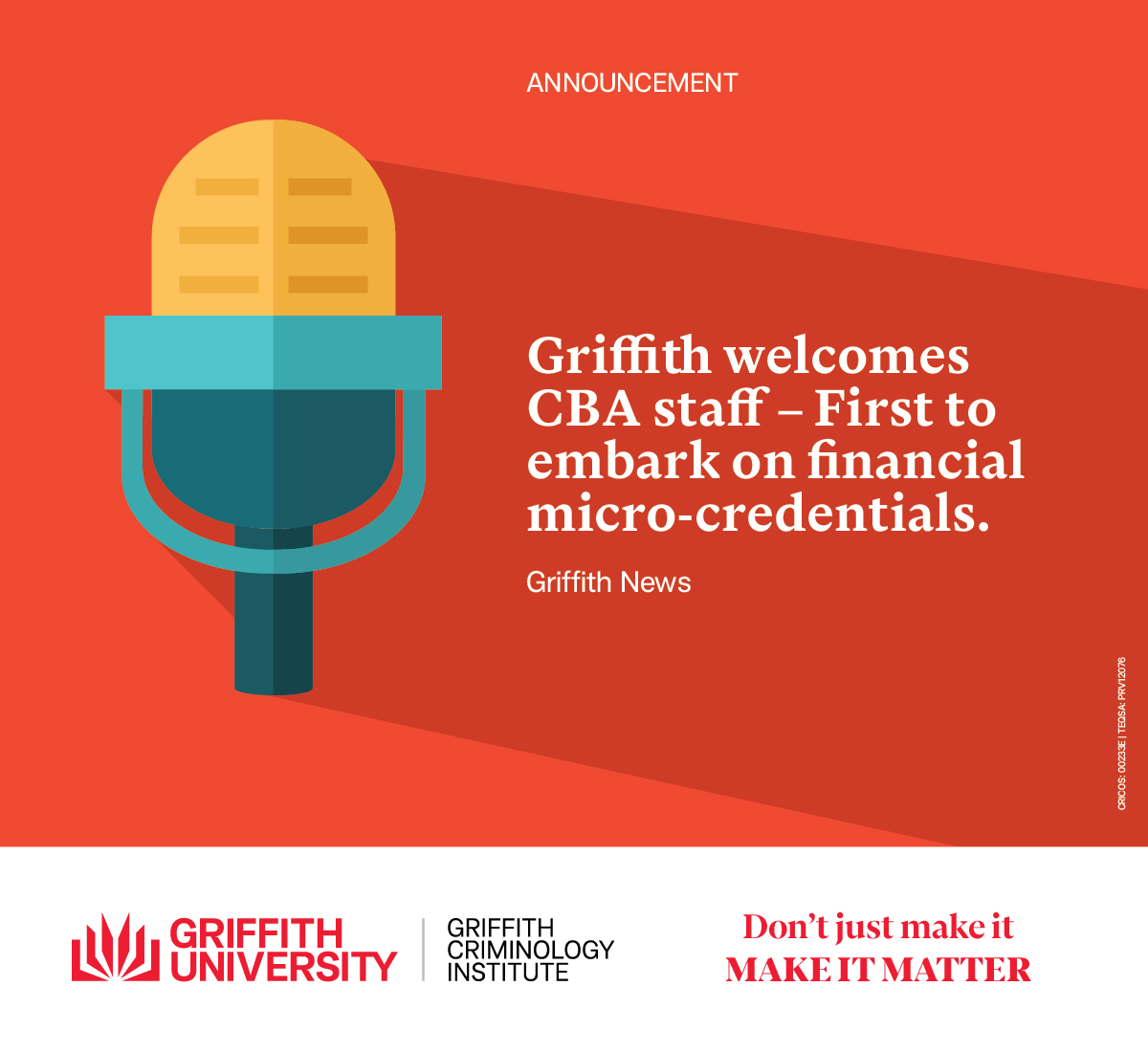 GriffCrimInst's tweet image. Teaching the first cohort of over 500 Commonweath Bank staff undertaking Griffith's upskilling program to detect &amp;amp; disrupt financial crime has begun. Griffith Criminology is proud to be part of the teaching team with Business &amp;amp; ICT &amp;gt; news.griffith.edu.au/2023/05/30/gri…
#Crime #criminology