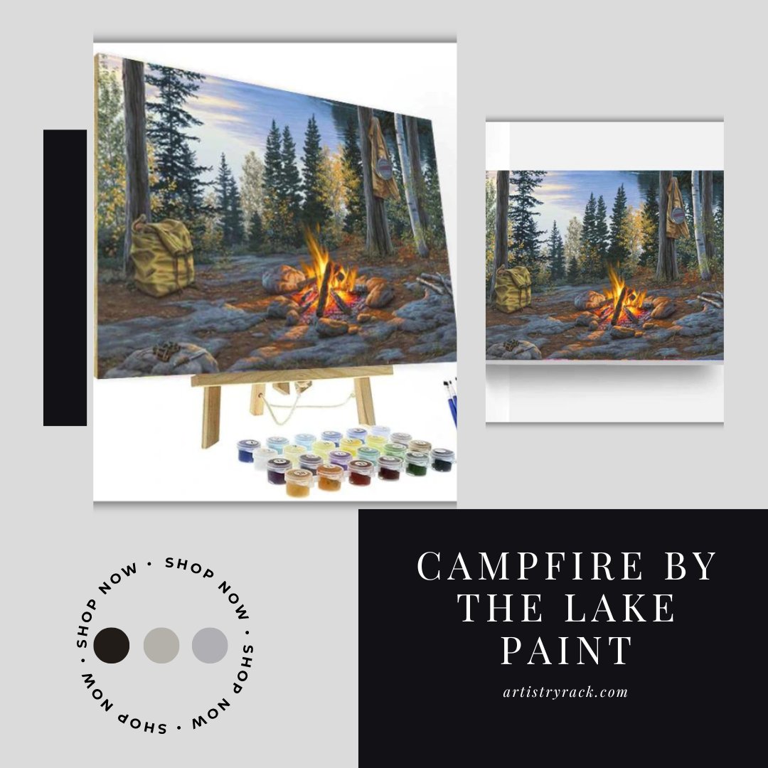 Unleash your creativity and bring the beauty of nature indoors with our Campfire by the Lake DIY Number Painting! 🏞️🎨 

Shop Now: artistryrack.com/collections/mo…

#diypainting #numberpainting #artistryrack #campfirebythelake #creativityunleashed #artisticexpression #relaxation