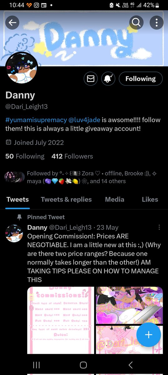 Sy1vie0's tweet photo. @Dari_Leigh13 Done! Gl everyone https://t.co/yB8Bh35eZR