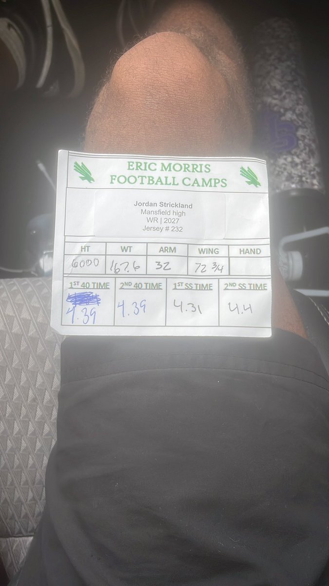 Did my thing at the north Texas camp ran a 4.3 twice.Not stopping now my time coming for sure,uploading clips later🤞🏾