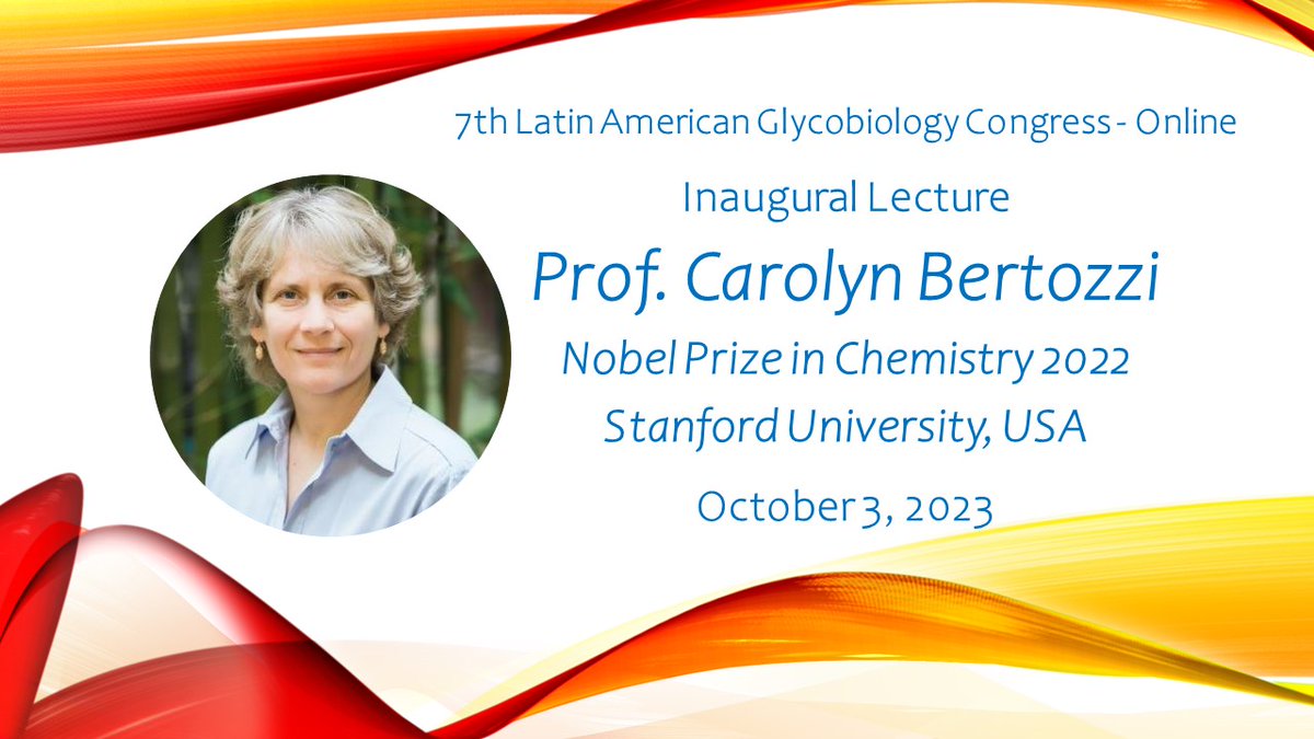 Register Free event: cidc.uaem.mx/7th-latin-amer…
#glycotime #Nobel @CarolynBertozzi