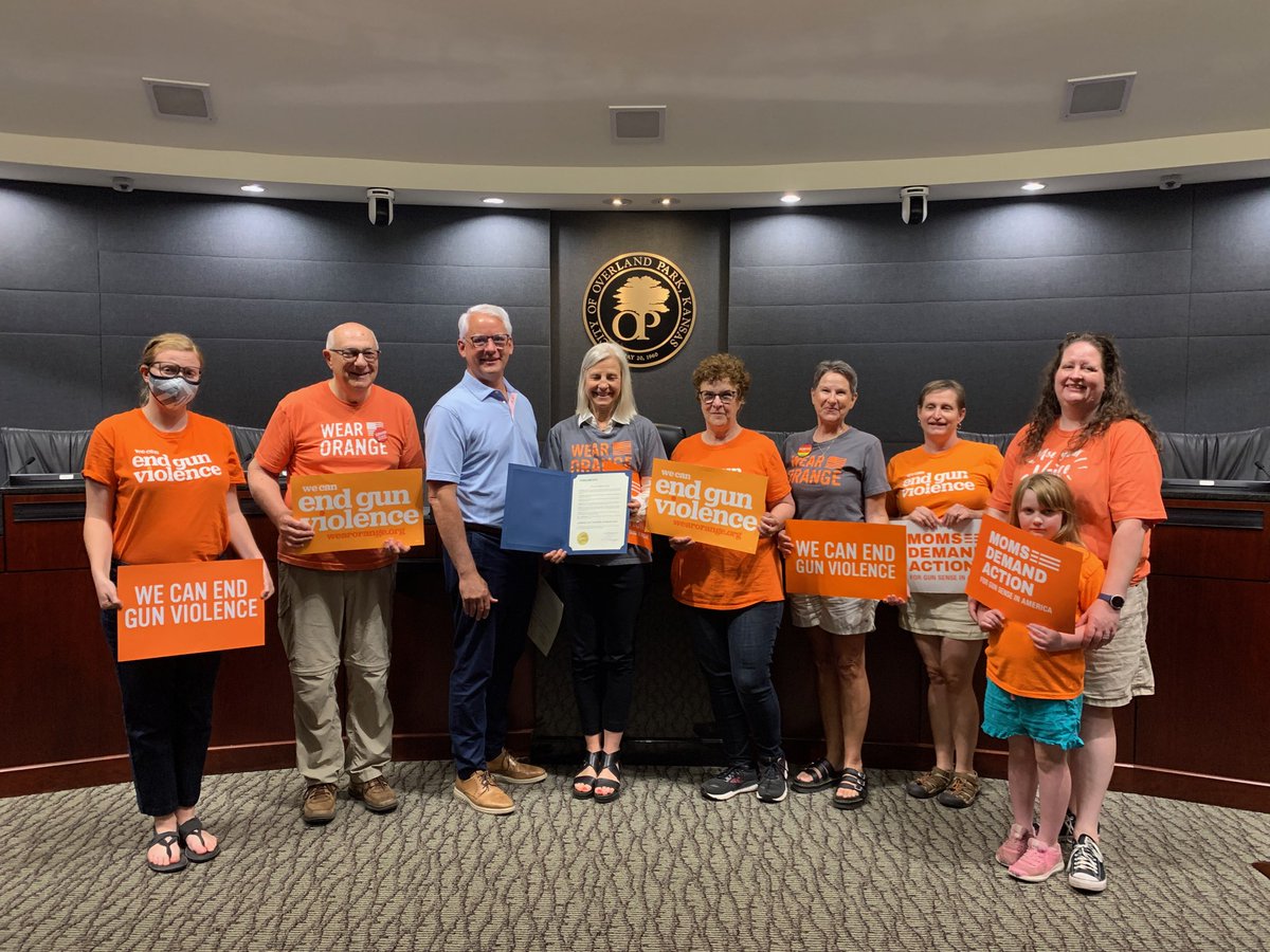 lonomofosho's tweet photo. #GunViolence has no boundaries &amp; is a multi-generational problem in the U.S. So I stood side by side with my mom @tofumama1999 to speak at the @opcares proclamation delivered by @VoteSkoog declaring 6/2 as #NationalGunViolenceAwarenessDay. We appreciate the city's support #ksleg https://t.co/KLEjvT5NEn