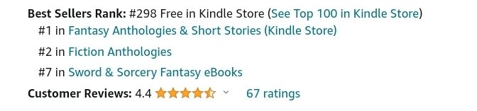 I love seeing my anthology climb the charts. Years later, it's still turning heads.