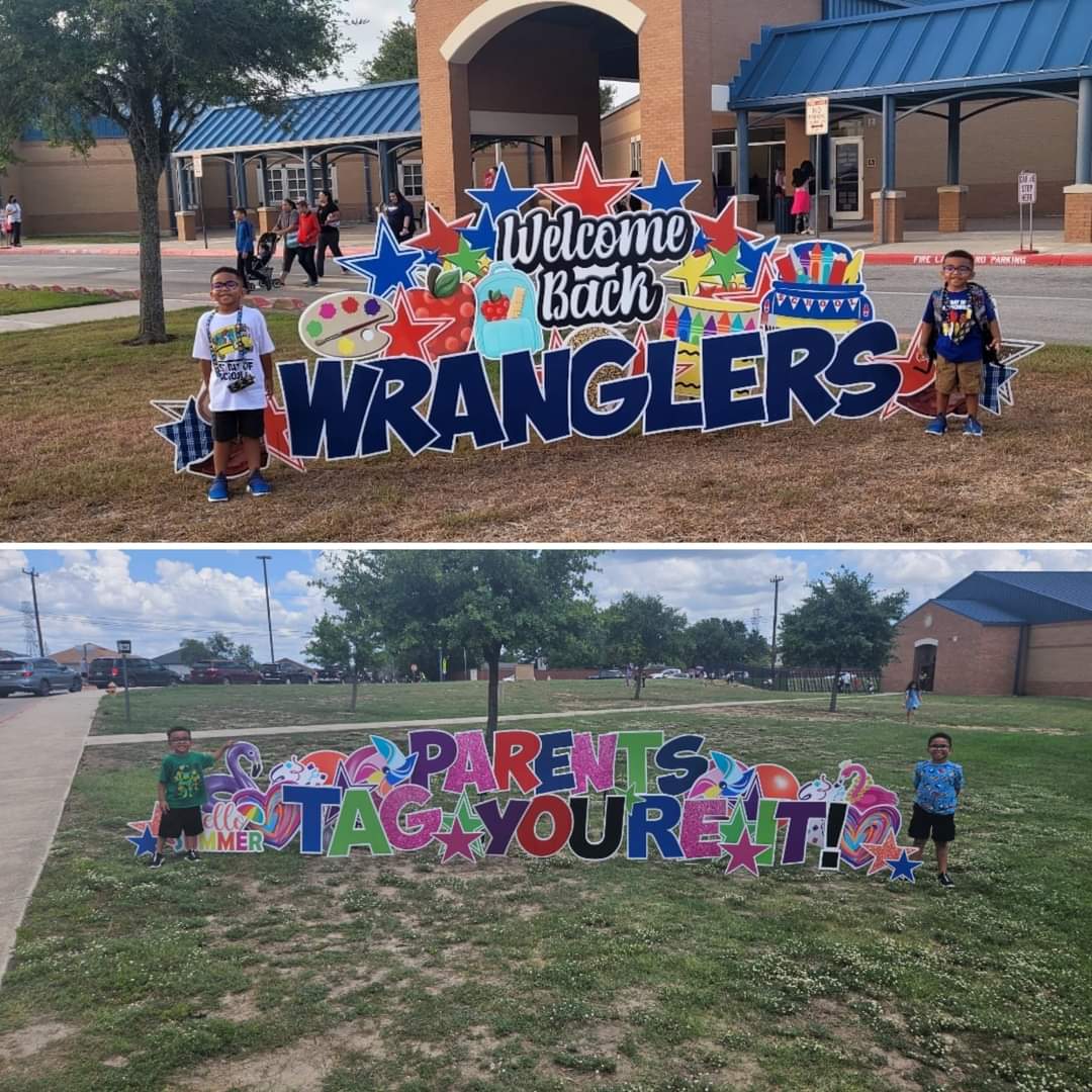 School is out for Summer!!! So glad to have my babies back full time! Thank you to All the <a href="/WardWranglers/">Dr.Joe Ward ES</a>  staff for a wonderful year! #1stday #lastday
