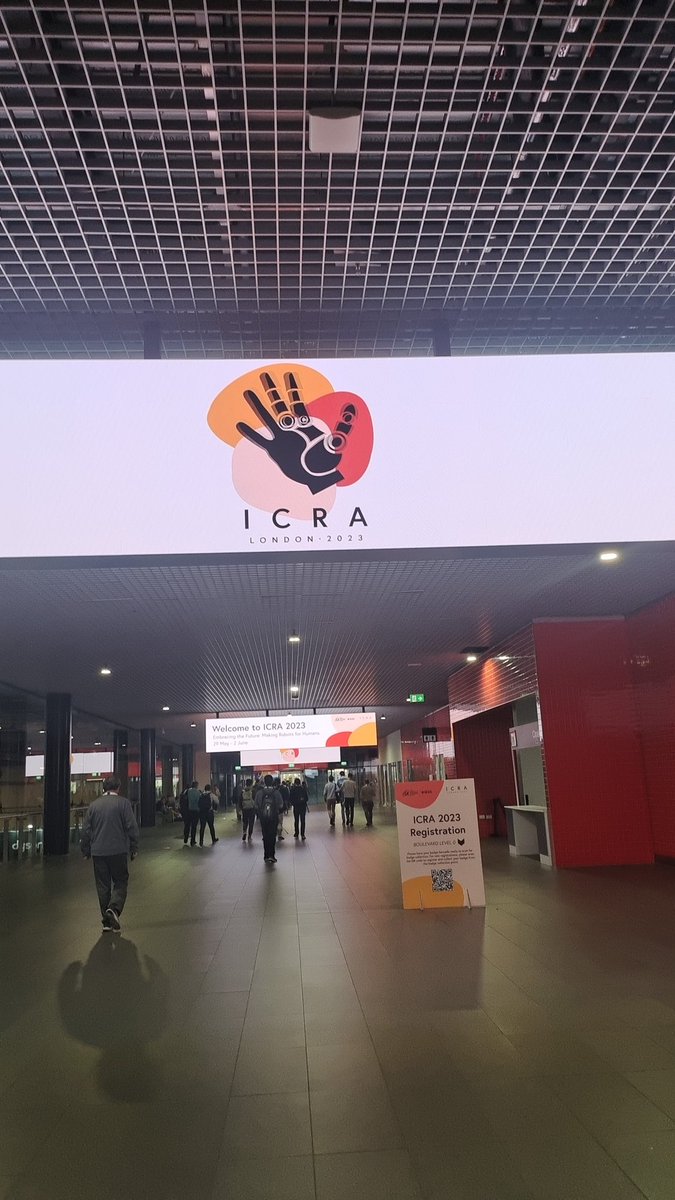 Nice to meet #ICRA2023 in London this week, aka third month of my PhD. Long week but impressive. 
I should remember this feeling and respond it with an echo in the future.
Generally, Crazy, Diligent, and Technically Fearless:)