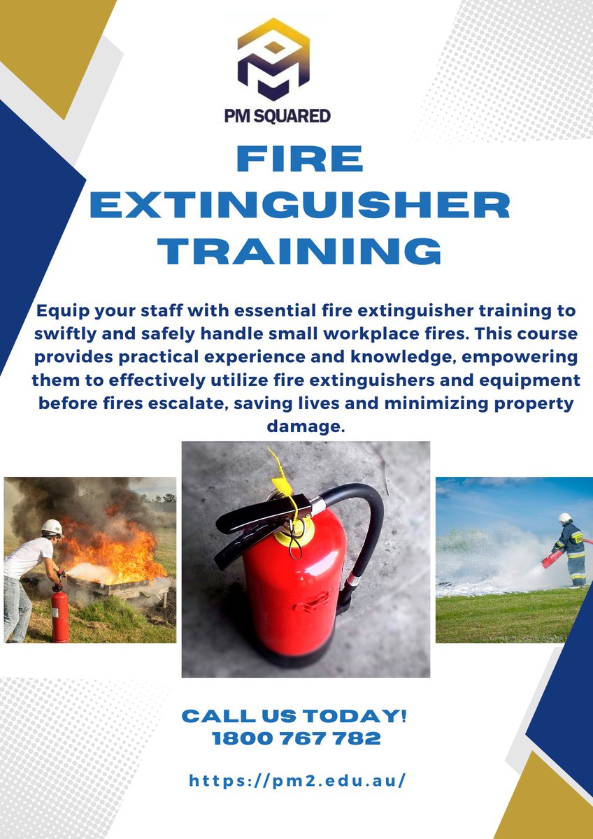 PM2PTYLTD's tweet image. 🔥 Safety first, always be prepared! 🔥 Fire extinguisher training is crucial for everyone to learn. It equips us with the knowledge and skills to tackle unexpected fire incidents effectively. 
Call us today!
#FireSafety #BePrepared #FireExtinguisherTraining