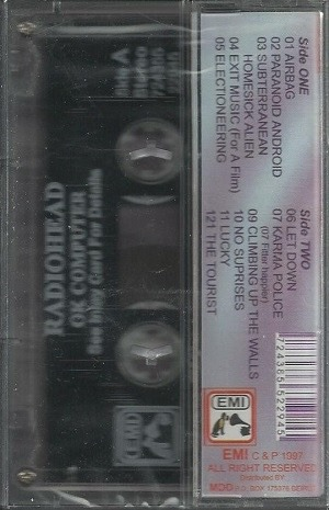 3CC0__'s tweet photo. Radiohead - Ok Computer Cassette Tape (1997) https://t.co/u1VRkSIuCT