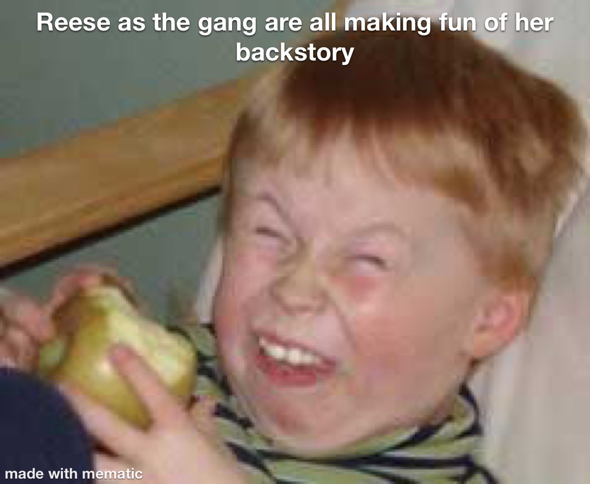 Throw back Thursday to when the gang found out Reese couldn’t read and immediately began absolutely dunking on her for the rest of the episode! #dungeonsanddragons #dnd #dnd5e #dndpodcast #ttrpg #ttrpgs #ttrpgcommunity #ttrpgfamily #pokemon #pokémon #pokemonpodcast #retrogaming