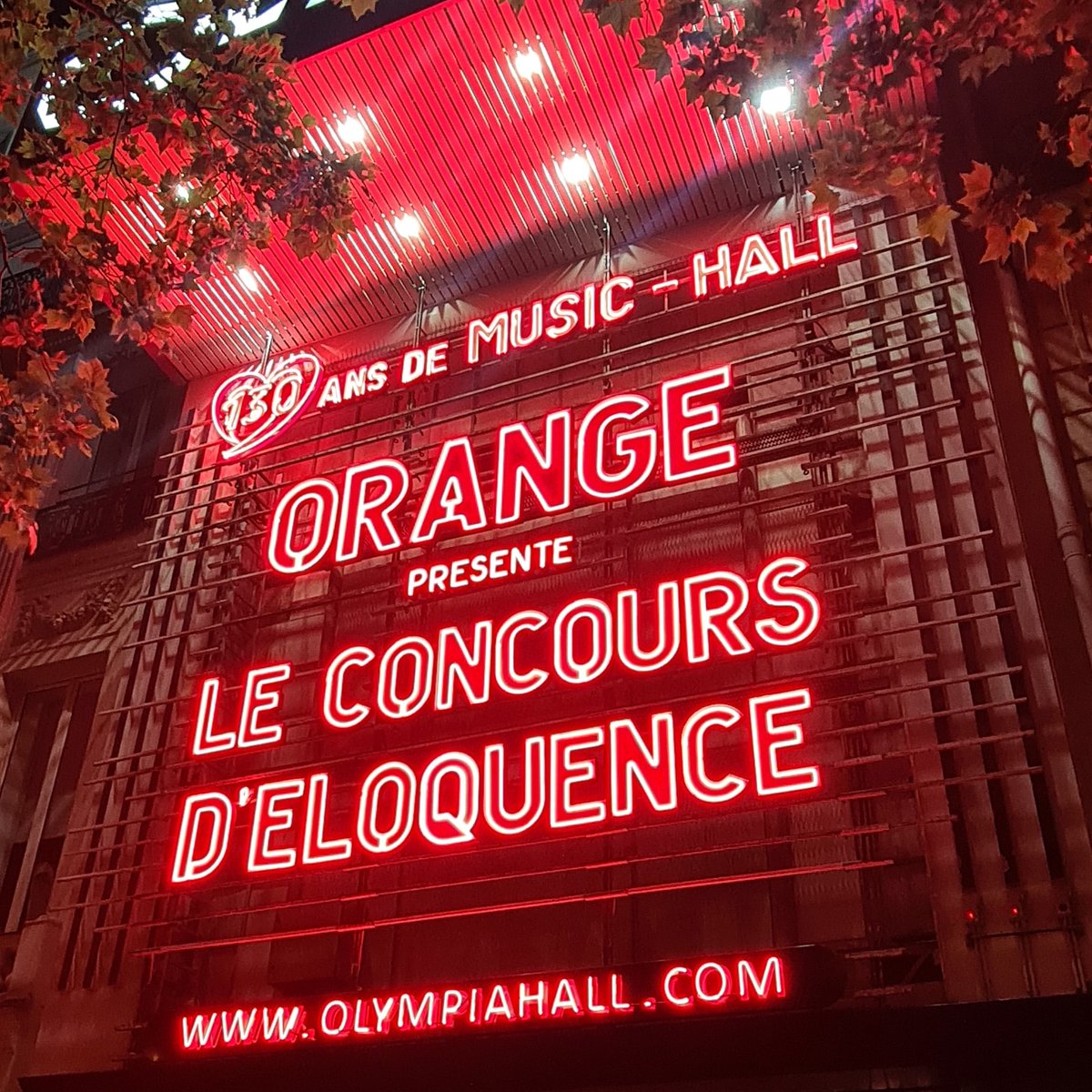 🗣 Une très jolie soirée avec de courageux et talentueux candidats + une belle part laissée à l'humour et à la musique. Bravo à <a href="/SanofiFR/">Sanofi en France</a> 😉 #concoursdeloquence
Toujours dans les bons plans avec <a href="/orange/">Orange</a> 😜
#LifeAtOrange <a href="/Orange_France/">Orange France</a> <a href="/OrangeIDF/">Orange Île-de-France</a> <a href="/vivendi/">Vivendi</a> <a href="/EDFofficiel/">EDF</a> <a href="/OLYMPIAHALL/">L'Olympia</a>