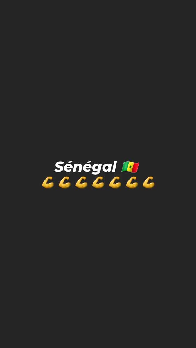 Tout est une question de temps mes chers Sénégalais.
🇬🇳 soutien totale 🇸🇳
@daarajfamily @fallou667 @sambas0weuh @Thiawjuniorr7 @Momoo_Laye @Free_Sunugal