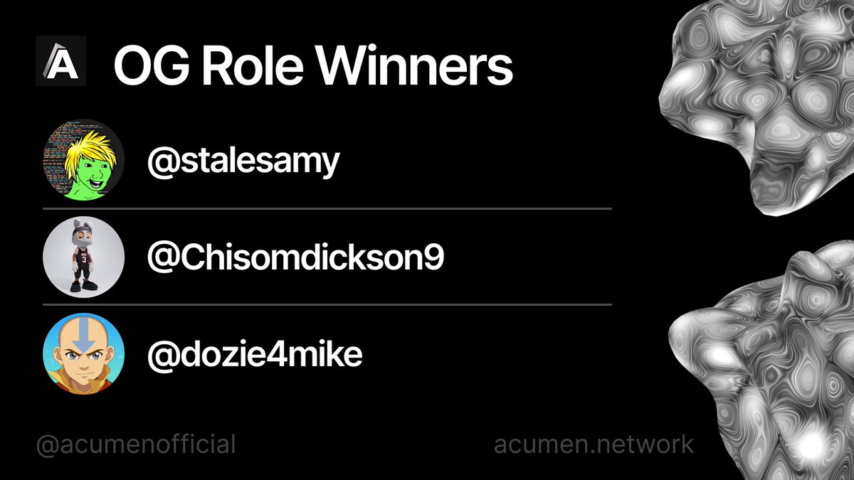 Thank again you to everyone who tuned in to yesterday’s Acumen x Thunder Twitter Space. We hope you found it informative! Congratulations as well to our winners! ⚡️

Stay tuned for future AMAs and more exclusive prizes!