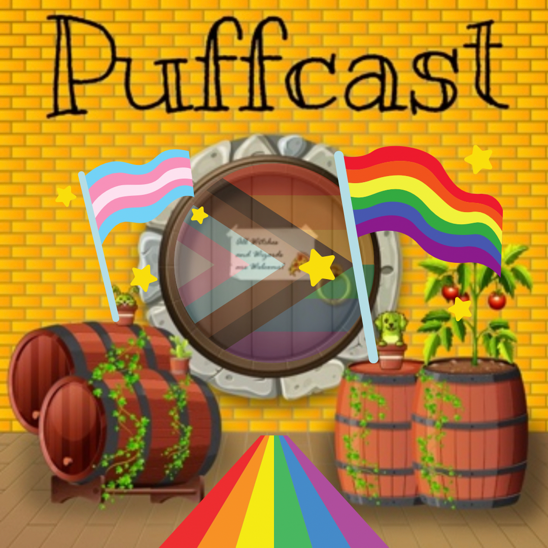 PuffCastPod's tweet image. Happy pride month! This is the month where we get to highlight and celebrate even more of what makes the Harry Potter community AMAZING! All the colors of the rainbow are beautiful and being queer is where it’s at! Trans lives and all LGBTQIA+ lives matter! We love you as you are